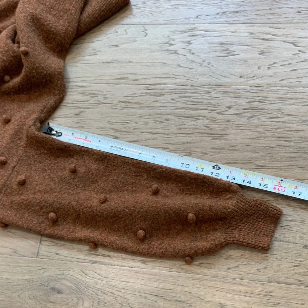 Madewell Brockton Bobble Sweater Merino Wool Blend Size Medium - Picture 9 of 10